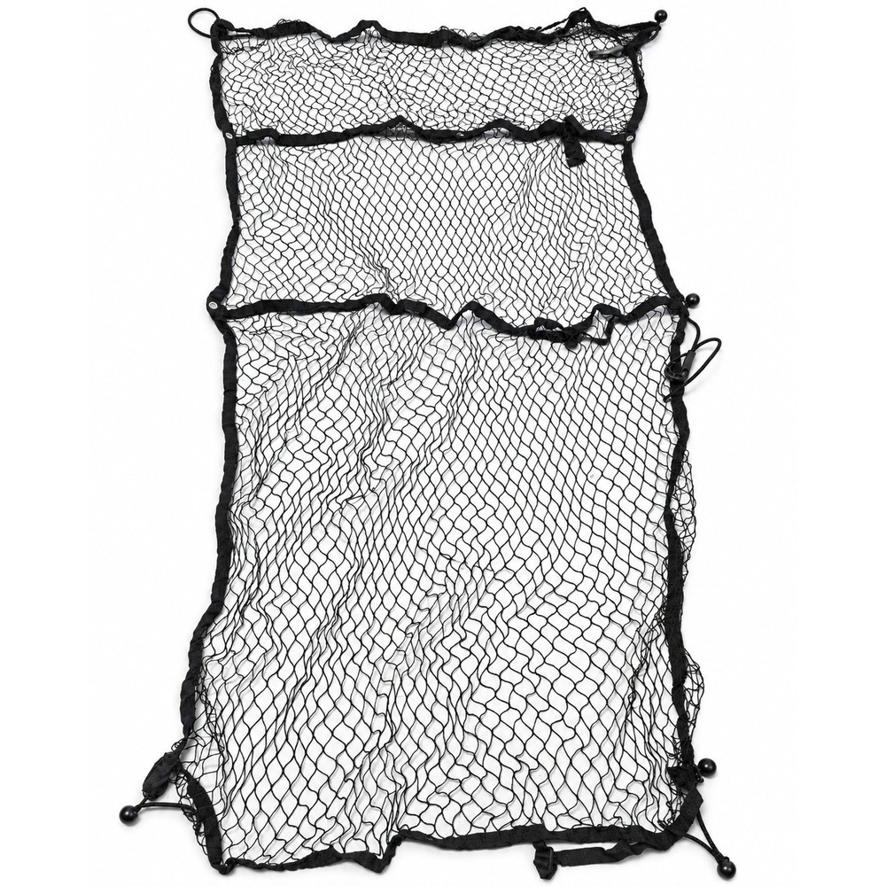 Universal Black Mesh Cargo Net Trunk Organizer with Hooks for SUV Truck Bed